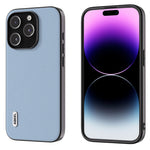 Custodia in vera pelle Wave Black Edge per iPhone 15 e 16