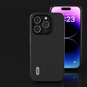 Custodia in pelle per iPhone 15 Plus e 15