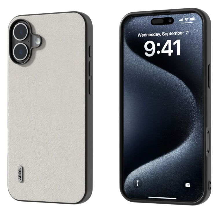 Custodia in vera pelle Wave Black Edge per iPhone 15 e 16