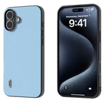 Custodia in vera pelle Wave Black Edge per iPhone 15 e 16
