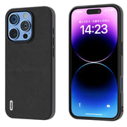 Custodia Wave Black Edge in vera pelle per iPhone
