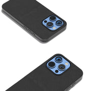 Custodia Wave Black Edge in vera pelle per iPhone