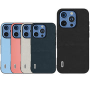 Custodia Wave Black Edge in vera pelle per iPhone