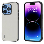 Custodia in vera pelle Wave Black Edge per iPhone 15 e 16
