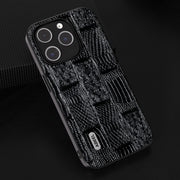 Custodia in vera pelle per iPhone 15