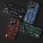 Custodia in vera pelle per iPhone 15, 15 Pro e 15 Pro Max