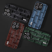 Custodia in vera pelle per iPhone 15