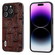 Custodia in vera pelle per iPhone 15