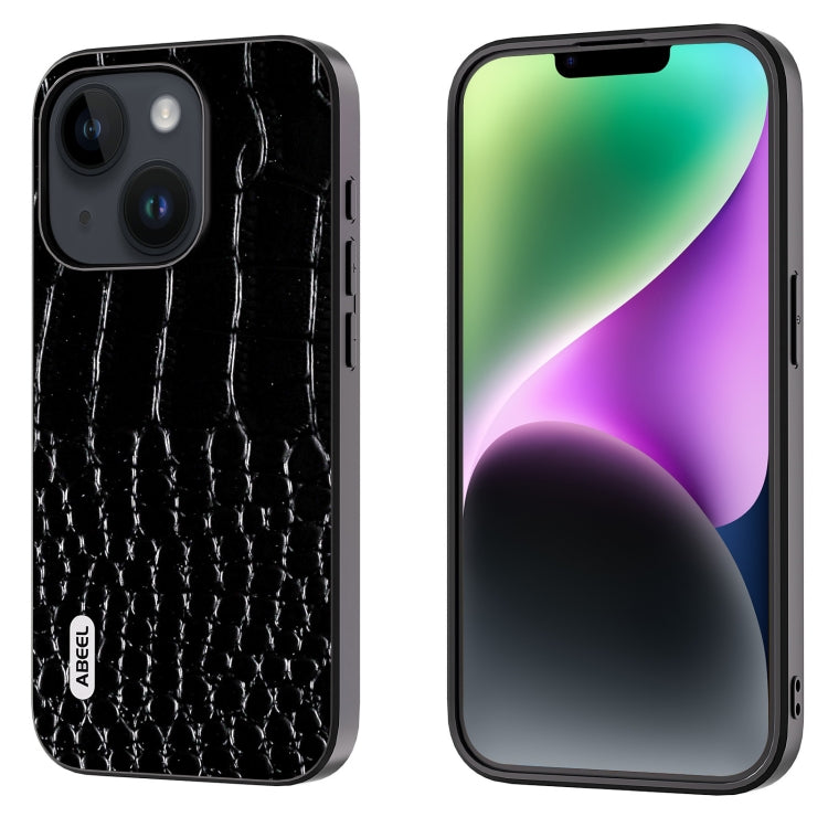 Custodia in vera pelle per iPhone 15 Plus