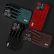 Custodia in vera pelle per iPhone 15 Plus