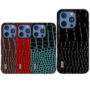 Custodia in vera pelle per iPhone 16 e 15