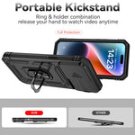 Custodia iPhone 15 Pro Max con supporto scorrevole