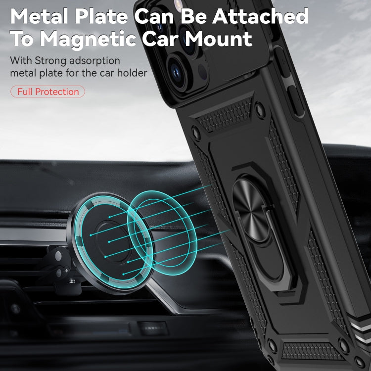Custodia iPhone 15 Pro Max con supporto scorrevole