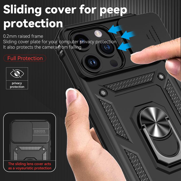 Custodia iPhone 15 Pro Max con supporto scorrevole