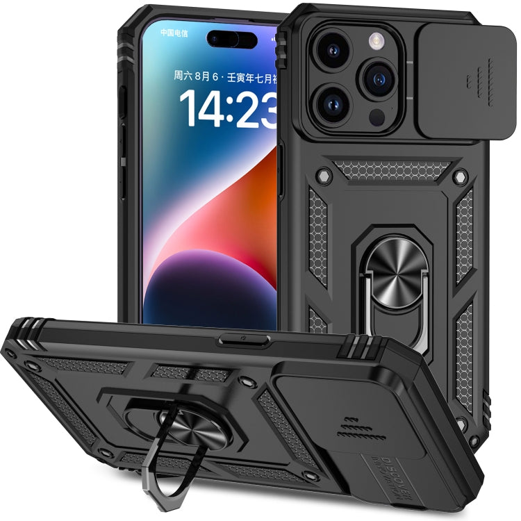 Custodia iPhone 15 Pro Max con supporto scorrevole