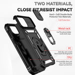 Custodia iPhone 15 con supporto scorrevole