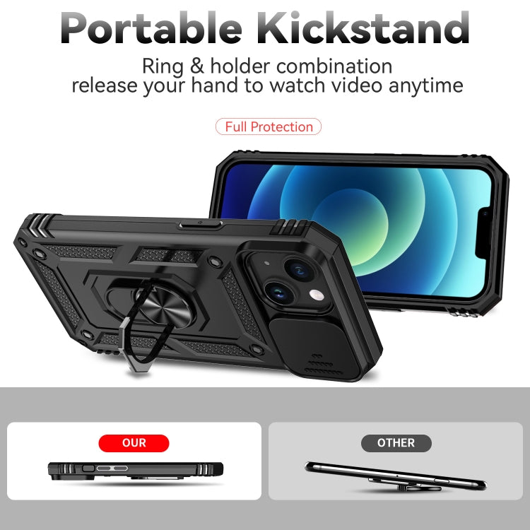 Custodia iPhone 15 con supporto scorrevole