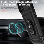 Custodia iPhone 15 con supporto scorrevole