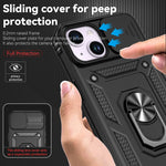 Custodia iPhone 15 con supporto scorrevole