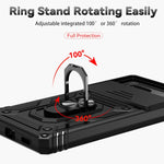 Custodia per telefono con supporto per camshield scorrevole, For Google Pixel 7a, For Google Pixel 6a