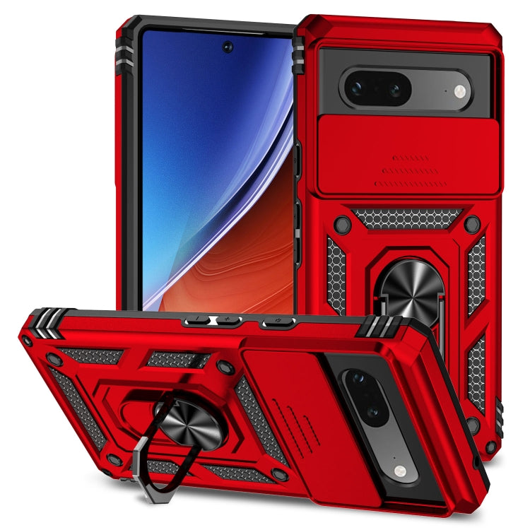 Custodia per telefono con supporto per camshield scorrevole, For Google Pixel 7a, For Google Pixel 6a