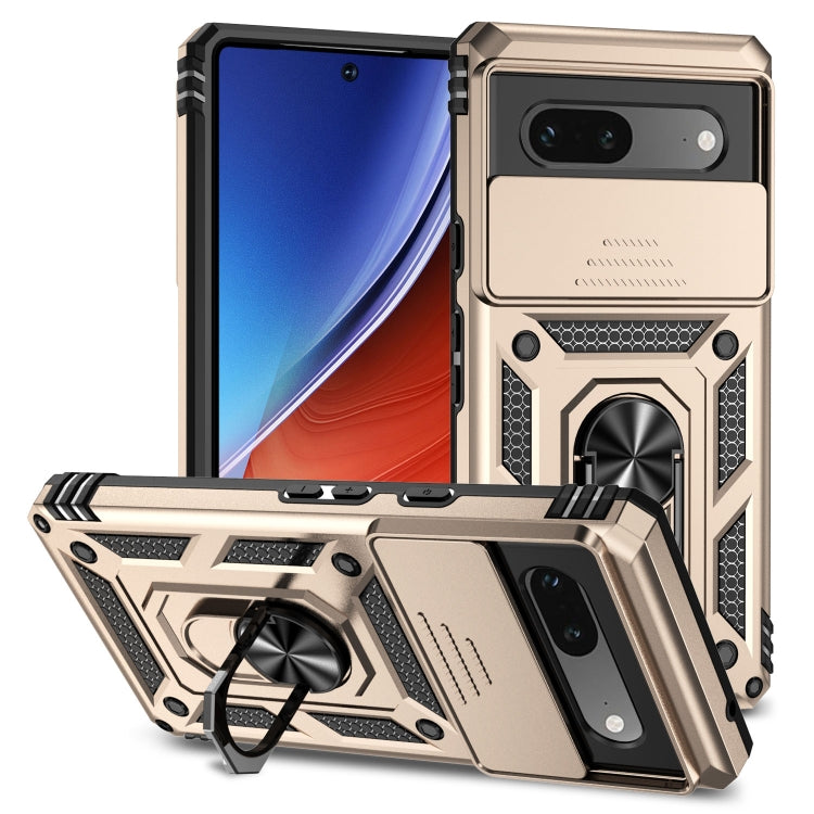 Custodia per telefono con supporto per camshield scorrevole, For Google Pixel 7a, For Google Pixel 6a