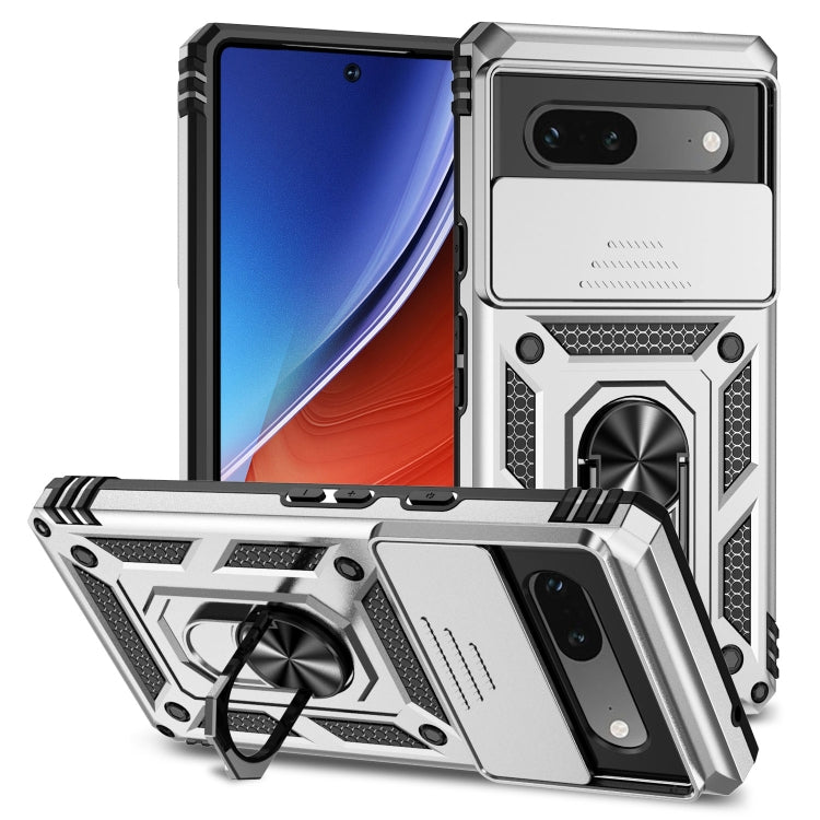 Custodia per telefono con supporto per camshield scorrevole, For Google Pixel 7a, For Google Pixel 6a