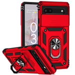 Custodia per telefono con supporto per camshield scorrevole, For Google Pixel 7a, For Google Pixel 6a