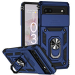 Custodia per telefono con supporto per camshield scorrevole, For Google Pixel 7a, For Google Pixel 6a