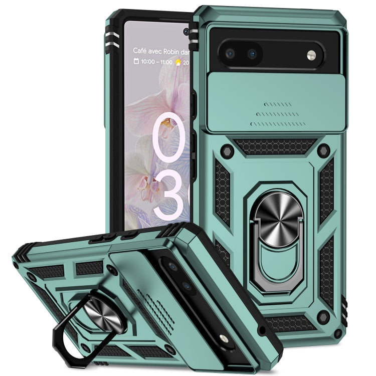 Custodia per telefono con supporto per camshield scorrevole, For Google Pixel 7a, For Google Pixel 6a