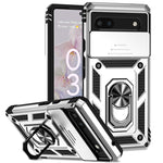 Custodia per telefono con supporto per camshield scorrevole, For Google Pixel 7a, For Google Pixel 6a