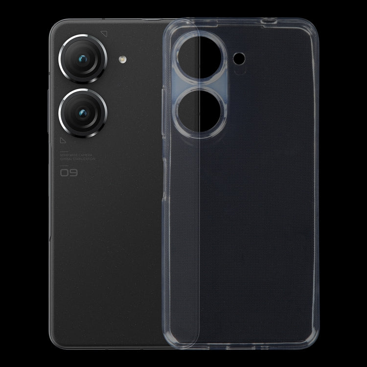Custodia per telefono trasparente ultrasottile in TPU, For Asus Zenfone 10 / 9
