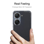 Custodia per telefono trasparente ultrasottile in TPU, For Asus Zenfone 10 / 9