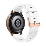 Cinturino in silicone con fibbia in oro rosa tinta unita da 20 mm, For Amazfit GTR Mini / Bip 3 / Bip 3 Pro