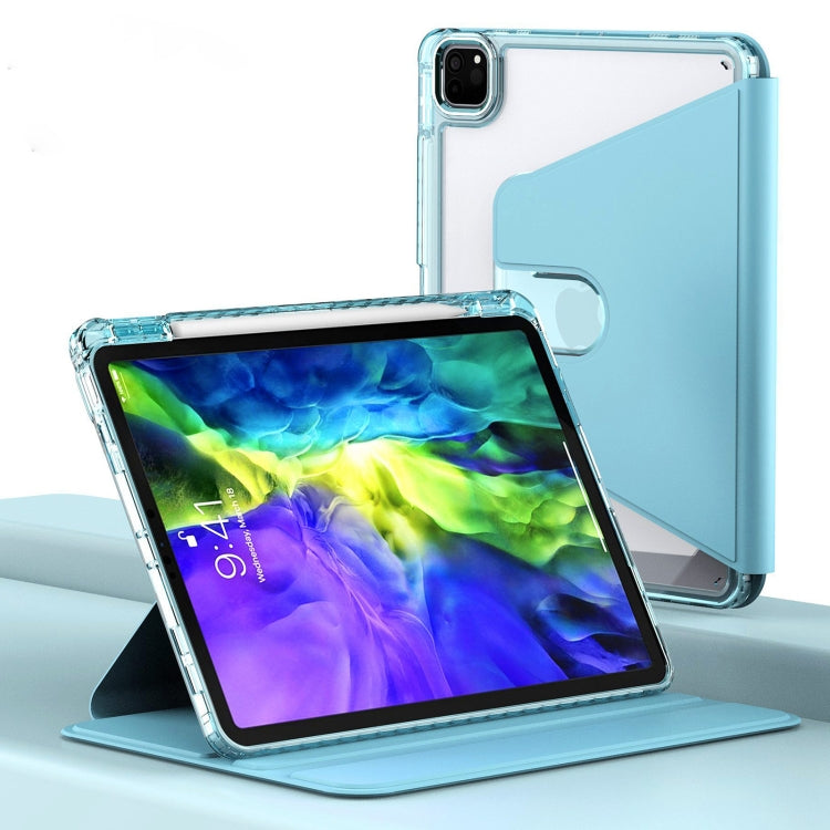 Custodia in pelle trasparente 360° per iPad