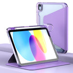Custodia in pelle trasparente 360° per iPad