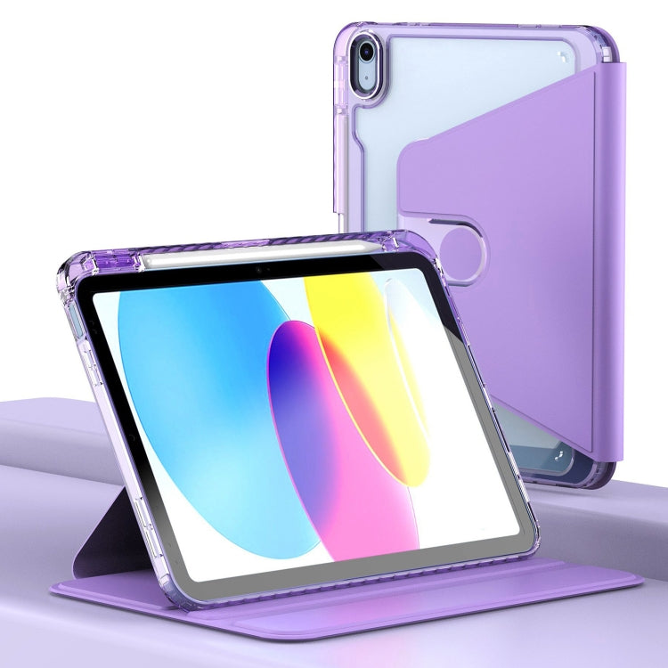 Custodia in pelle trasparente 360° per iPad