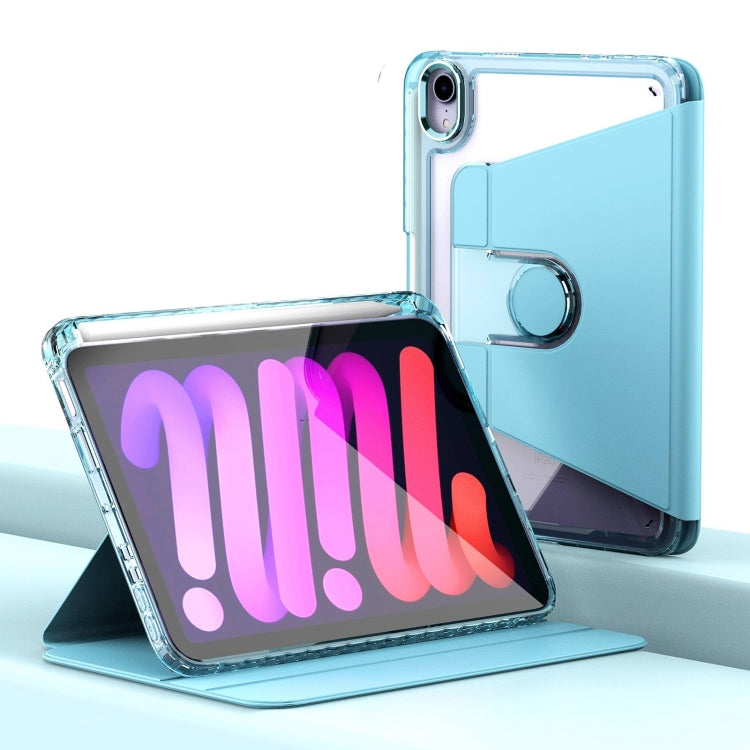 Custodia in pelle trasparente 360° per iPad