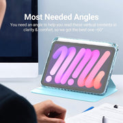 Custodia in pelle trasparente 360° per iPad