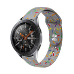 Cinturino sportivo in silicone con punti arcobaleno da 20 mm, For Garmin Venu / SQ / SQ2 / Venu 2 Plus