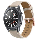 Cinturino per orologio in vera pelle con fibbia in oro rosa da 20 mm, For Garmin Venu / SQ / SQ2 / Venu 2 Plus