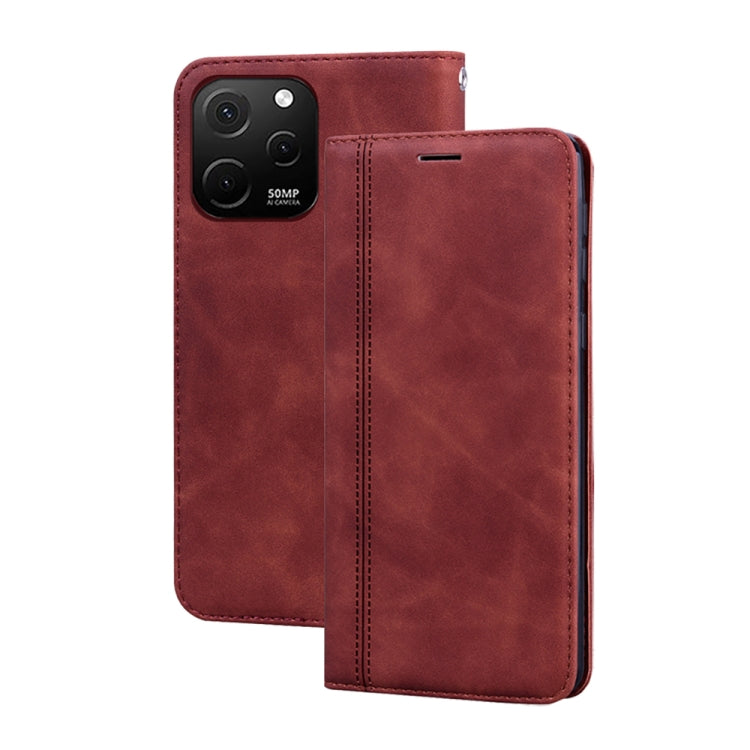 Custodia per telefono in PU con vibrazione orizzontale magnetica aziendale smerigliata, For Huawei nova Y61/Enjoy 50z, For Huawei nova Y70 / Y70 Plus, For Huawei nova 9 SE 4G/5G
