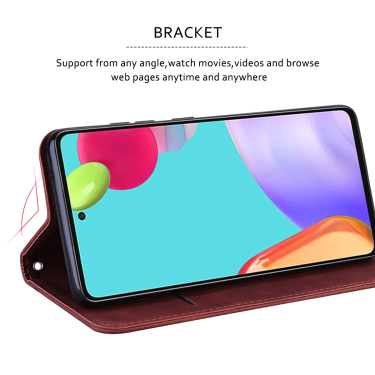 Custodia per telefono in PU con vibrazione orizzontale magnetica aziendale smerigliata, For Huawei nova Y61/Enjoy 50z, For Huawei nova Y70 / Y70 Plus, For Huawei nova 9 SE 4G/5G