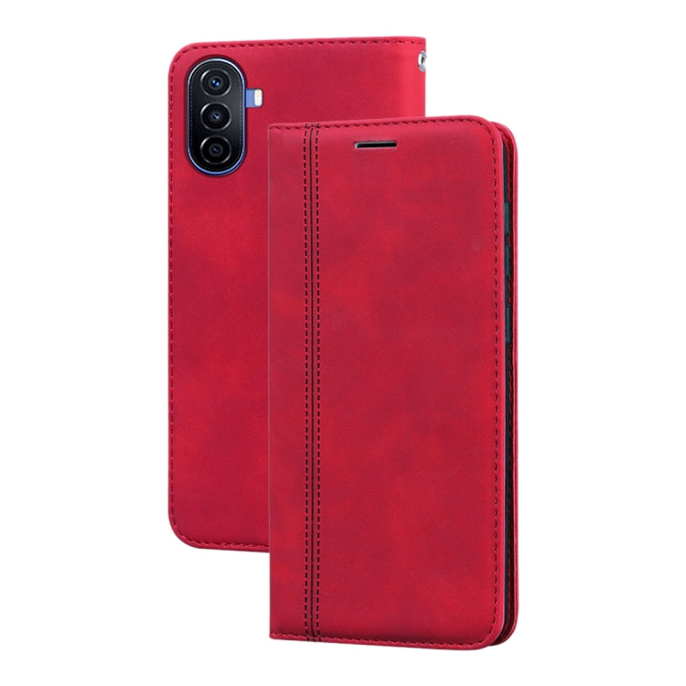Custodia per telefono in PU con vibrazione orizzontale magnetica aziendale smerigliata, For Huawei nova Y61/Enjoy 50z, For Huawei nova Y70 / Y70 Plus, For Huawei nova 9 SE 4G/5G