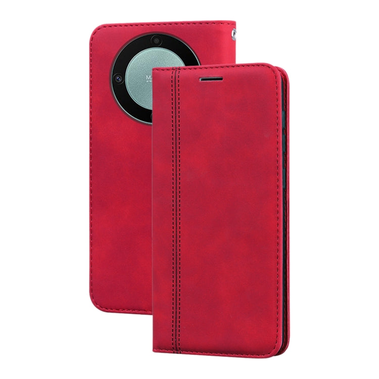 Custodia per telefono in PU con vibrazione orizzontale magnetica aziendale smerigliata, For Honor X9b