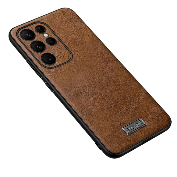 Custodia TPU e pelle per Samsung Galaxy S25 5G