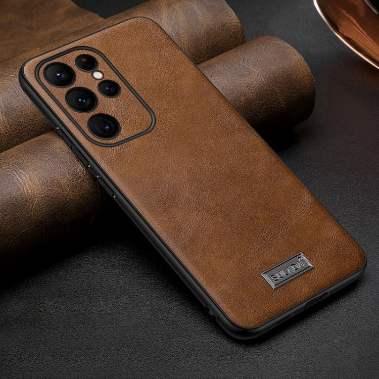 Custodia TPU e pelle per Samsung Galaxy S25 5G