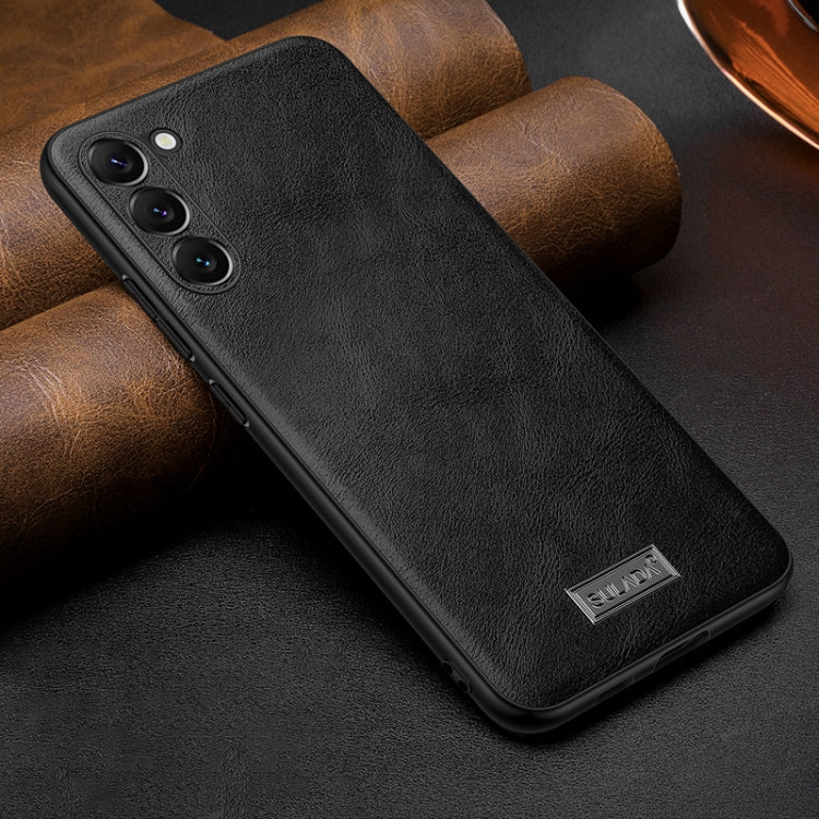 Custodia TPU e pelle per Samsung Galaxy S25 5G