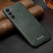 Custodia TPU e pelle per Samsung Galaxy S25 5G