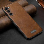 Custodia TPU e pelle per Samsung Galaxy S25 5G
